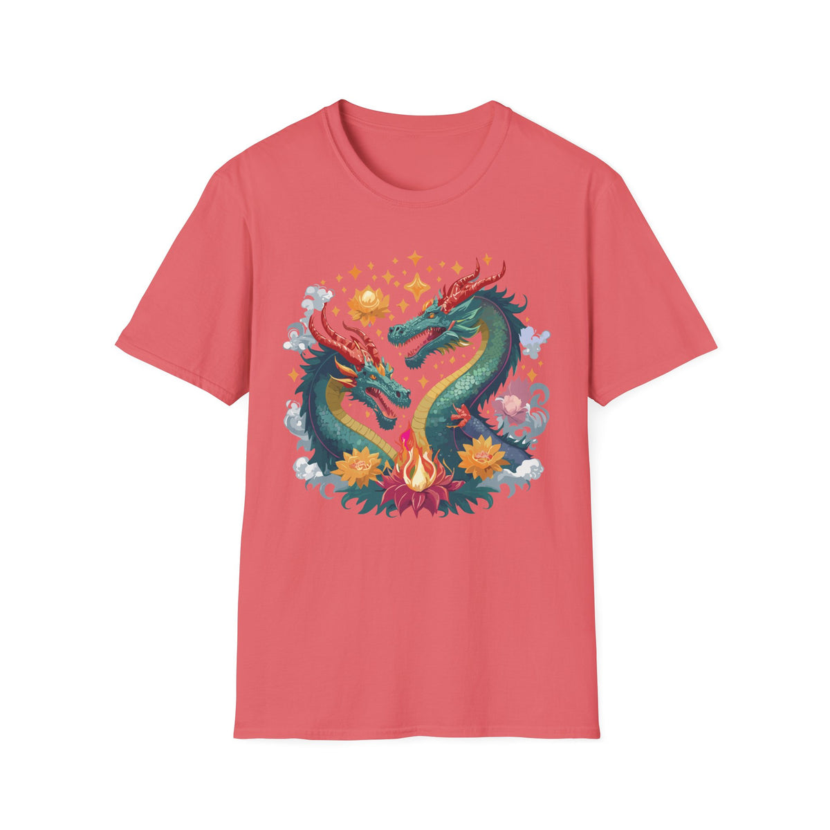 Dragon Graphic Tee Gildan Unisex 100 Cotton Tee Shirt with Animal a43