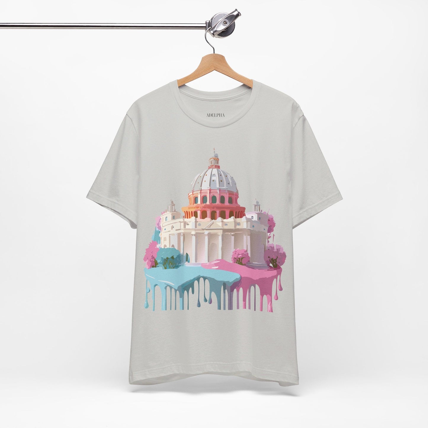 Adelpha Rome Tourist Shirt Unisex Graphic Tee With Vintage Art Design Comfortable Fit