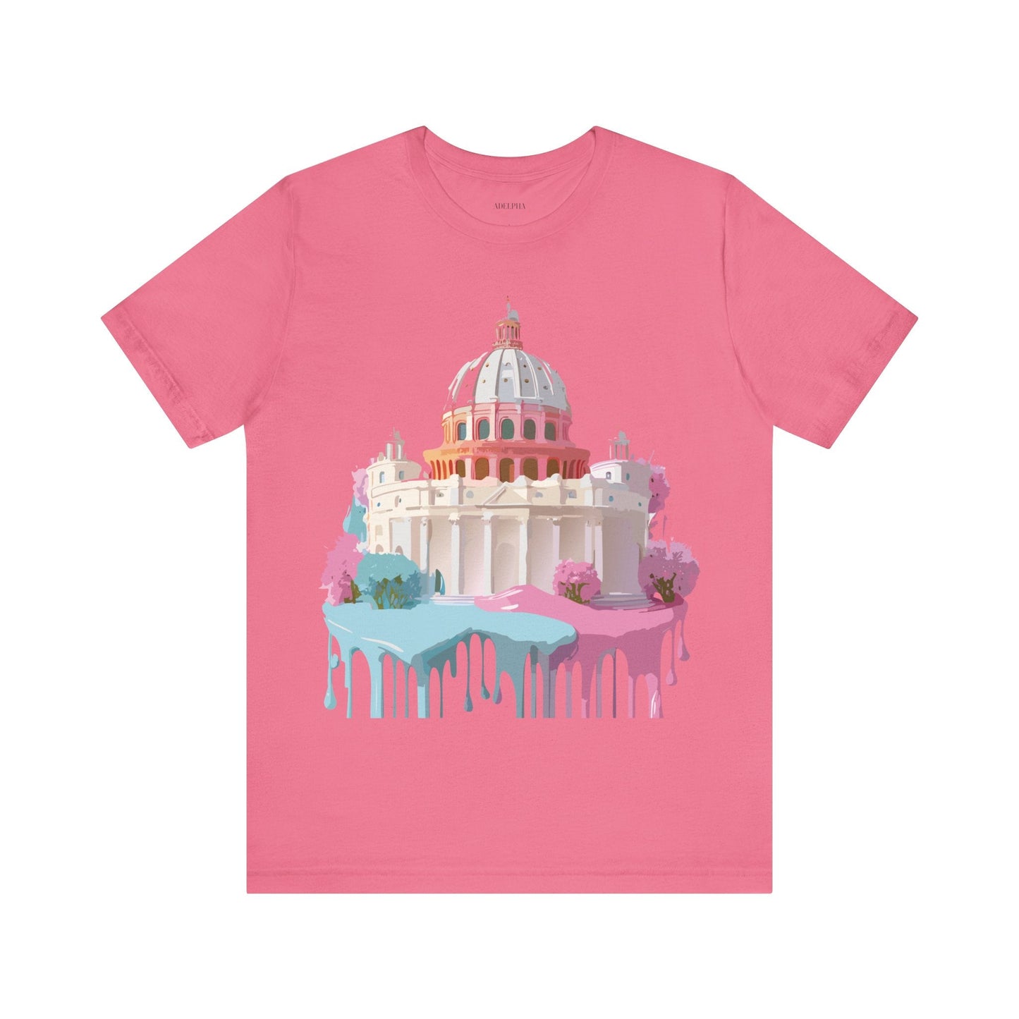 Adelpha Rome Tourist Shirt Unisex Graphic Tee With Vintage Art Design Comfortable Fit