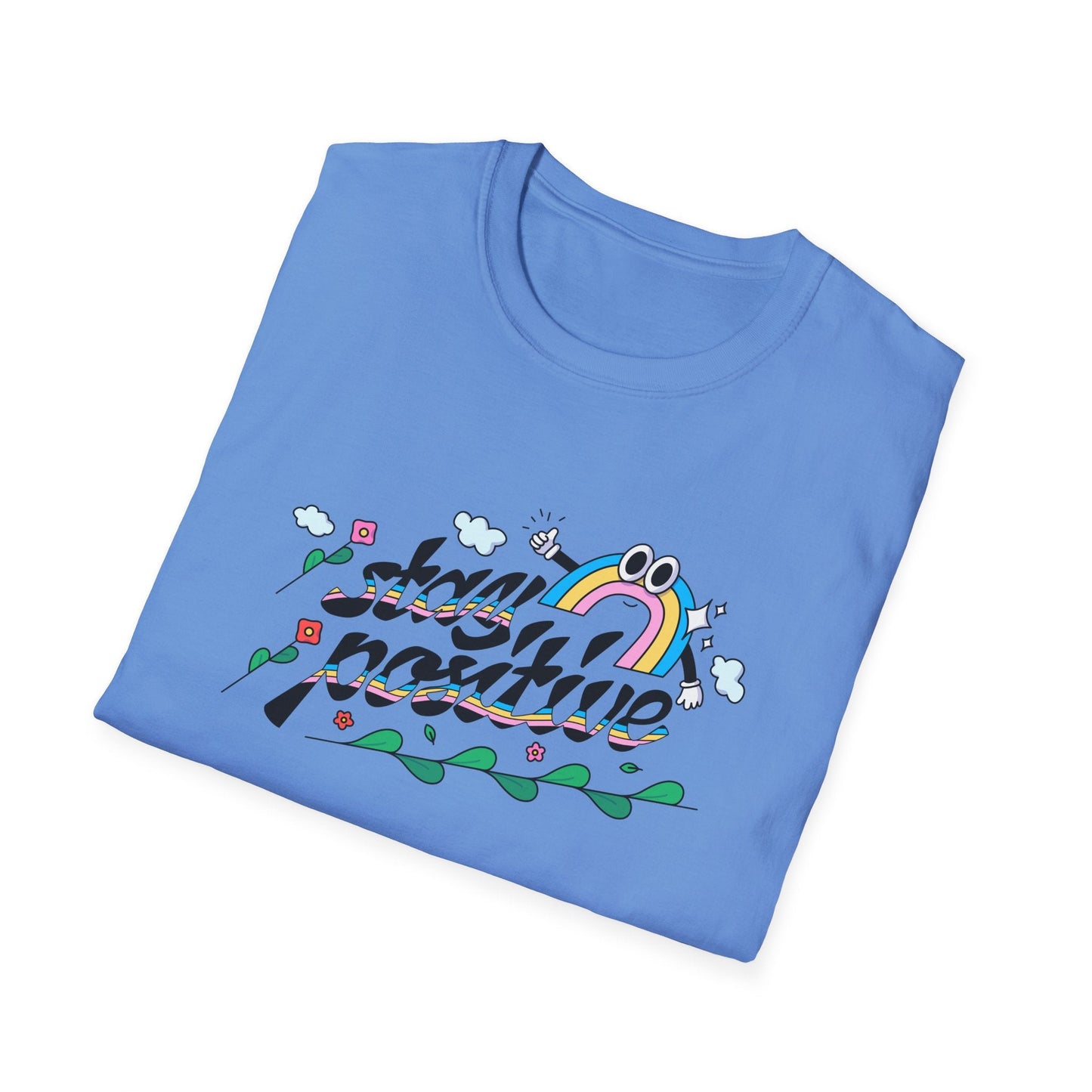 Positive Slogan T Shirts Unisex Softstyle Tee With Positive Words And Good Quotes Gildan 64000