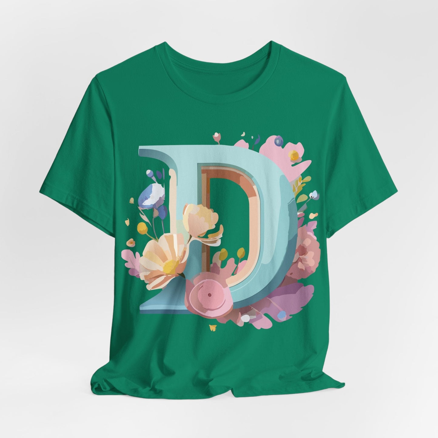 Adelpha Vintage Letter D Shirt Unisex Graphic Tee for Everyday Comfort and Style