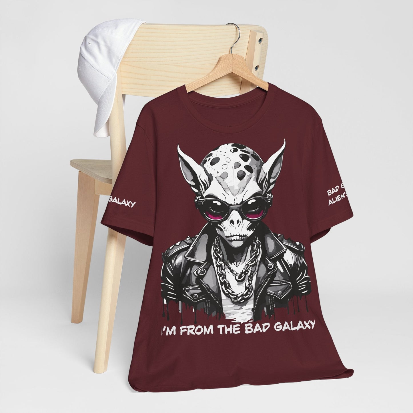 Alien Tee Shirt From Bad Galaxy Made To Order 100 Percent Cotton With Eco Friendly Inks