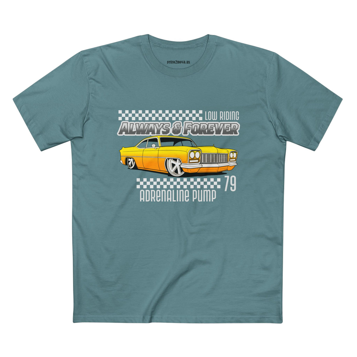 Retro Car Vintage Graphic Tee Staple Unisex 100 Cotton Tee Shirt - RC-6