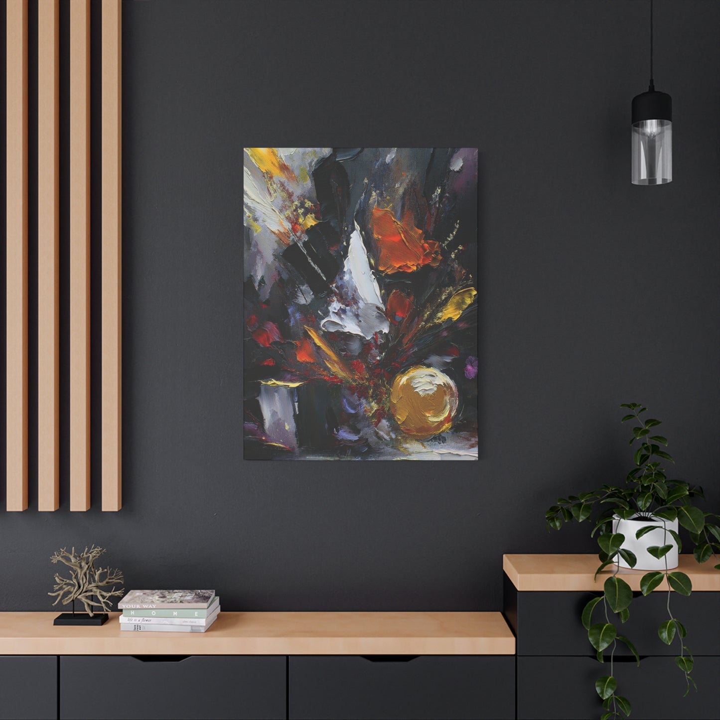 Abstract Oil Painting Print Canvas 20x24,20x30,24x30 24x32,24x36,30x40 32x48,36x48,40x60 Pine-Wood Inner Frame ABS-74
