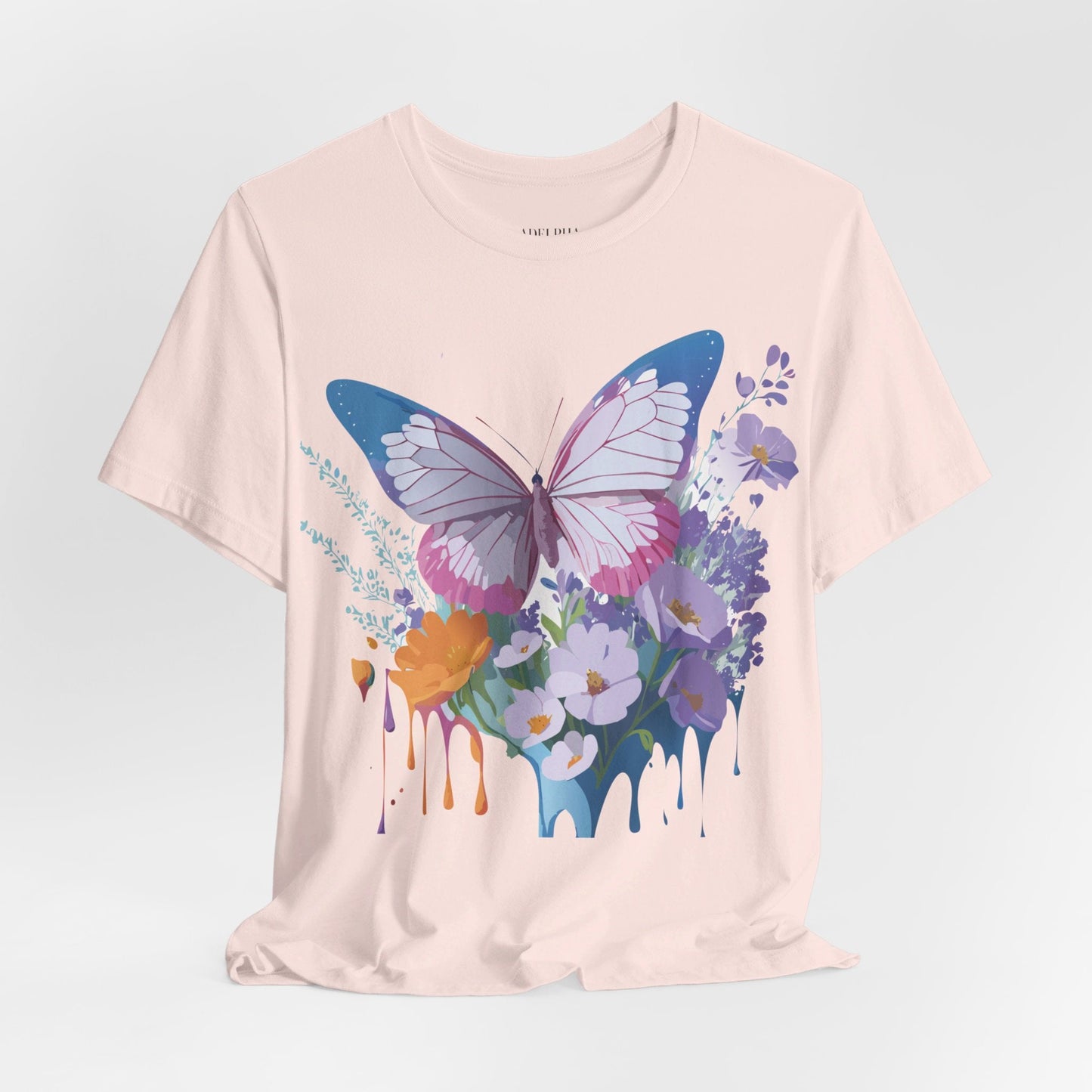 Unisex Butterfly Graphic Tee Adelpha Art Design Vintage Inspired Jersey Tee