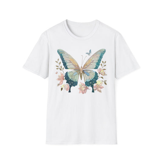 Butterfly T Shirt Unisex Softstyle Short Sleeve Gildan 64000 Monarch Inspired Shirt
