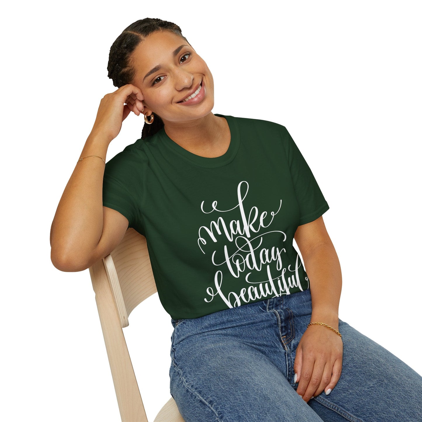 Positive Slogan T Shirt Unisex Softstyle Gildan 64000 With Positive Words And Good Quotes Art Tee