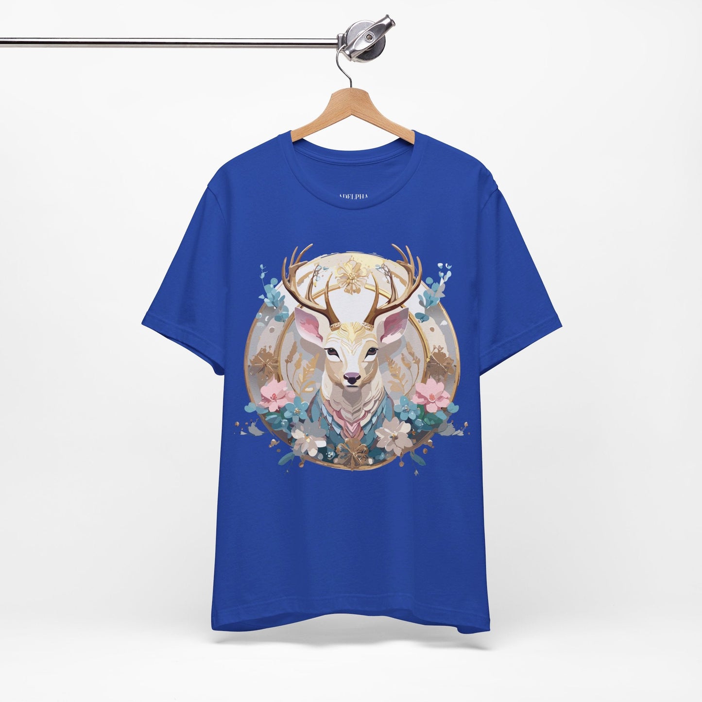 Adelpha Medallion Graphic Tee Unisex Short Sleeve Vintage Inspired Premium Art Design