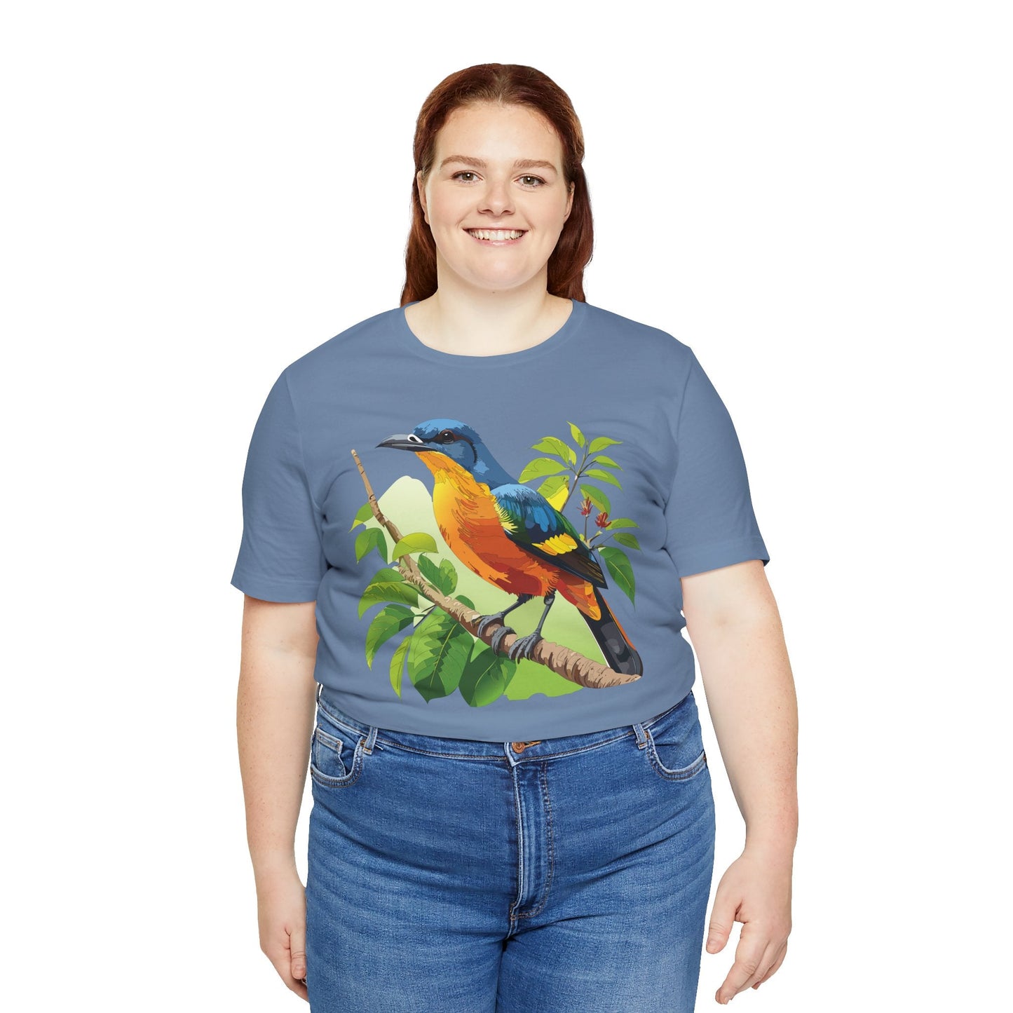 Unisex Animal Design Tee Shirt With Wildlife Graphics For Casual Everyday Wear And Comfort
