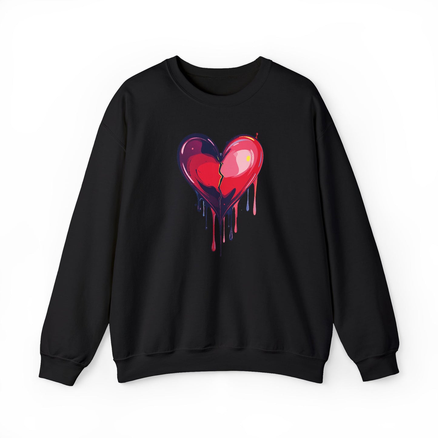 Big Red Heart Sweatshirt, Floral Red Heart Sweatshirt, Floral Love Sweatshirt, Valentine's Day Sweatshirt, Heart Floral Sweatshirt 118