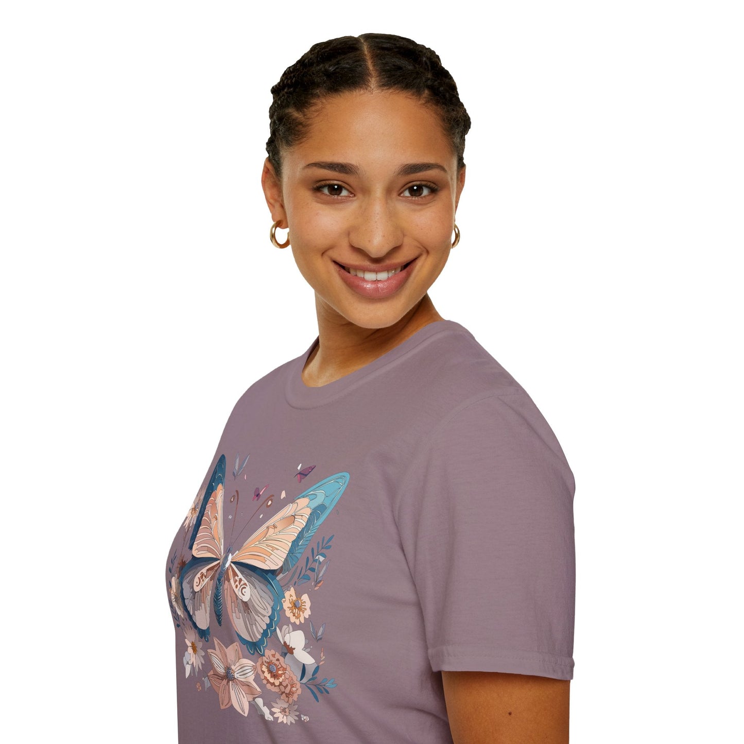 Monarch Butterfly T Shirt Unisex Softstyle Gildan 64000 Tee Lightweight Comfort Fit