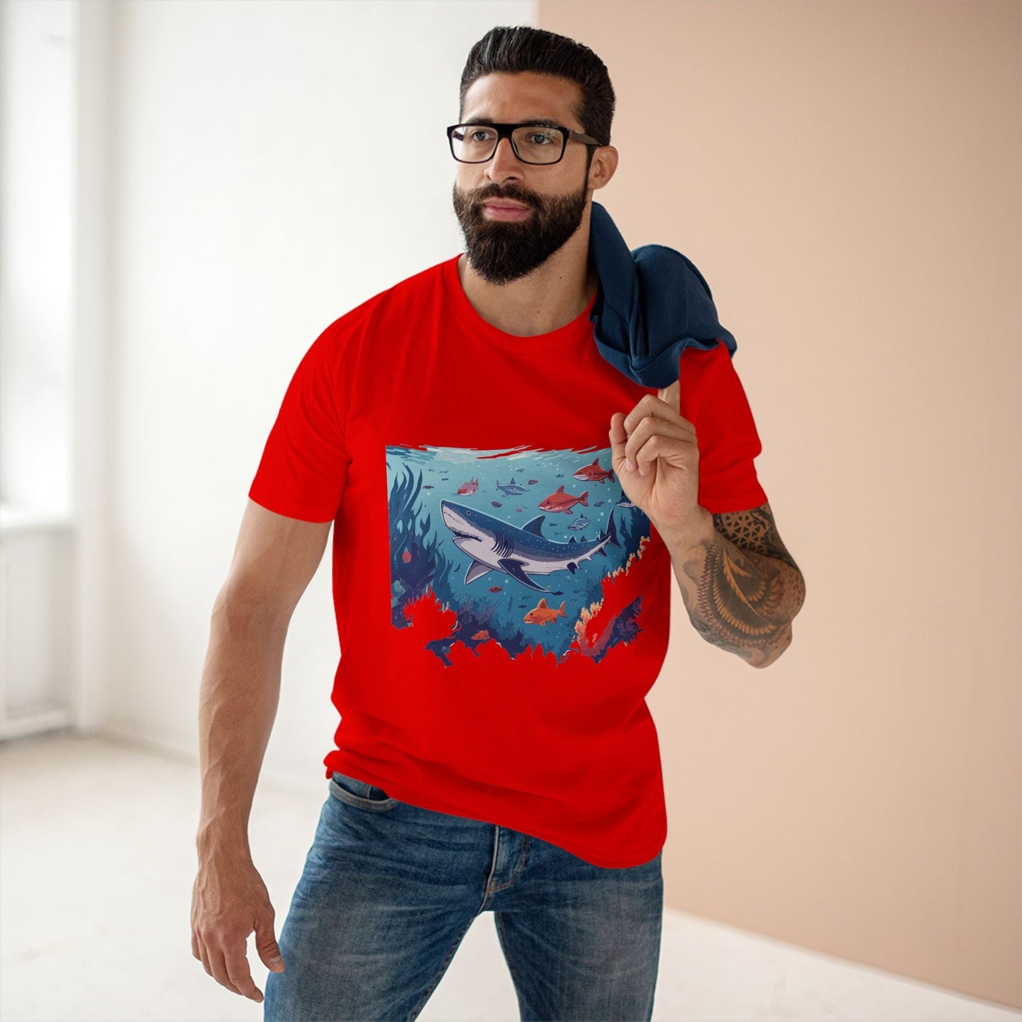 Ocean Shirt Ocean Pacific OP6 Unisex Premium Cotton Tee With Original Art By Retro2Nova