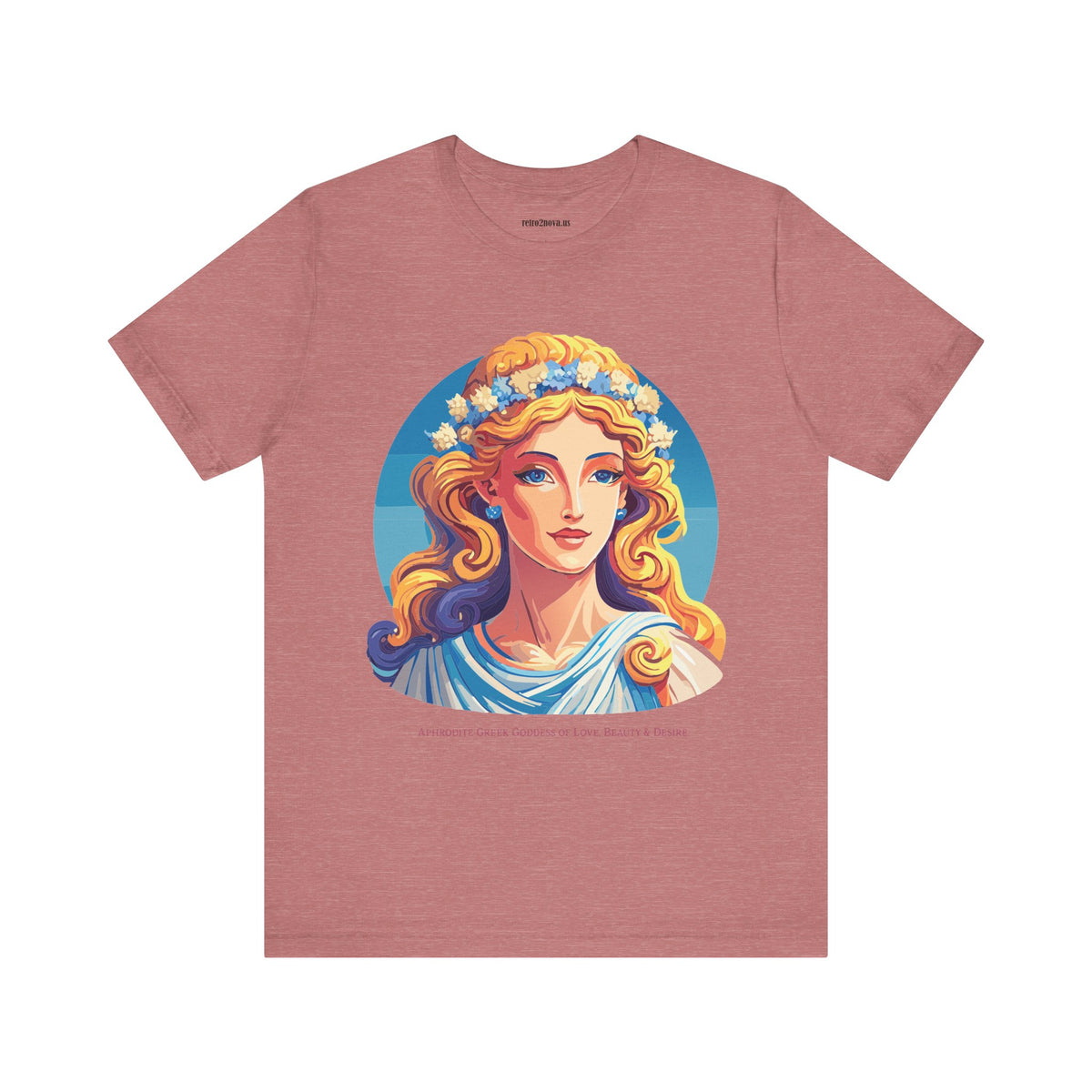 Goddess Graphic Unisex Cotton Bella+Canvas Tee with Aphrodite