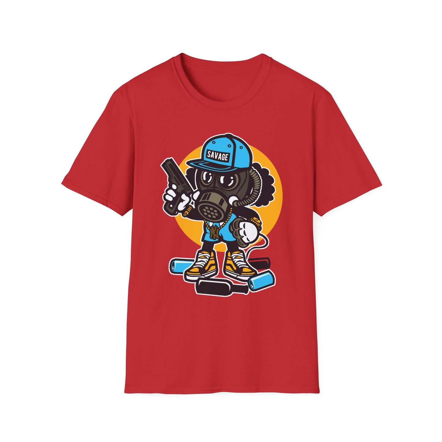 Cartoon T Shirt Animation T Shirt Funny Tee Shirt Unisex Gildan Softstyle Cotton Tee 64000