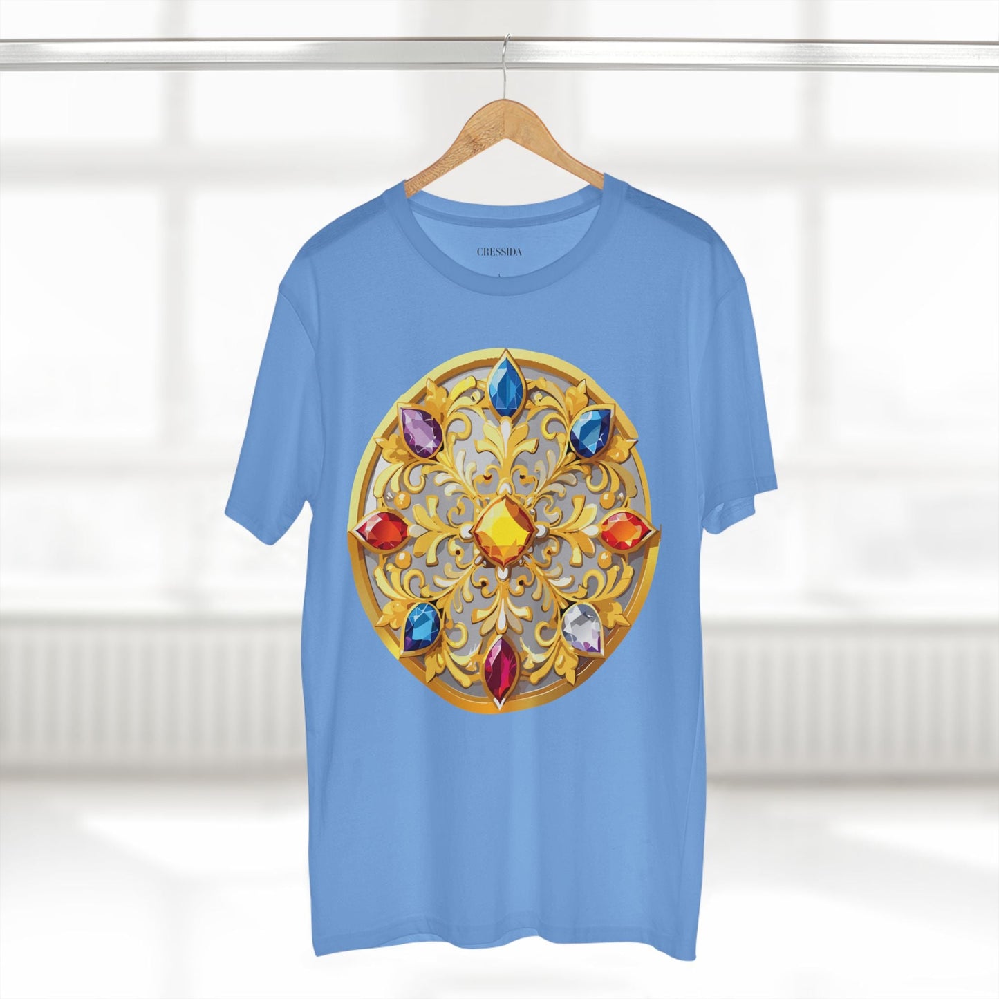 Medallion Graphic T-Shirt Unisex 100 Cotton With Gold Art Design Medal Tee 4