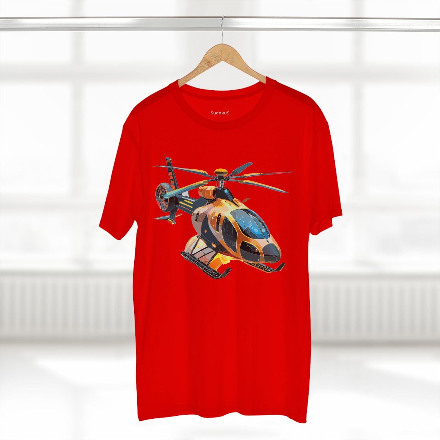 Chopper Graphic Unisex 100 Cotton Staple Tee 6