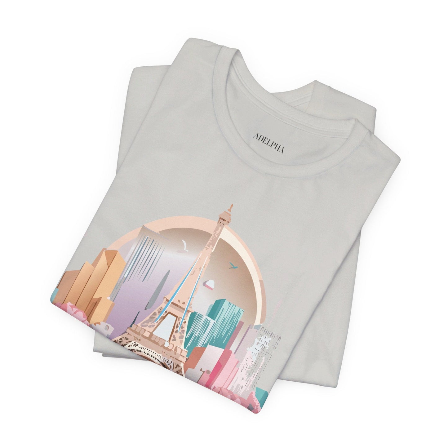 Paris Tourist Shirt Unisex Graphic Tee With Vintage Adelpha Artwork And Travel Style