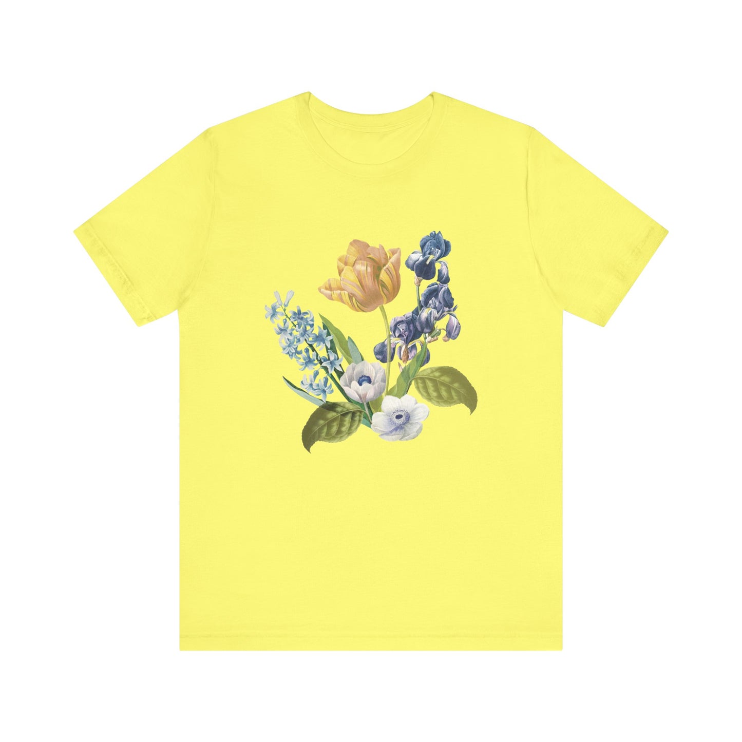 Cotton Tee Shirt with Floral Prints