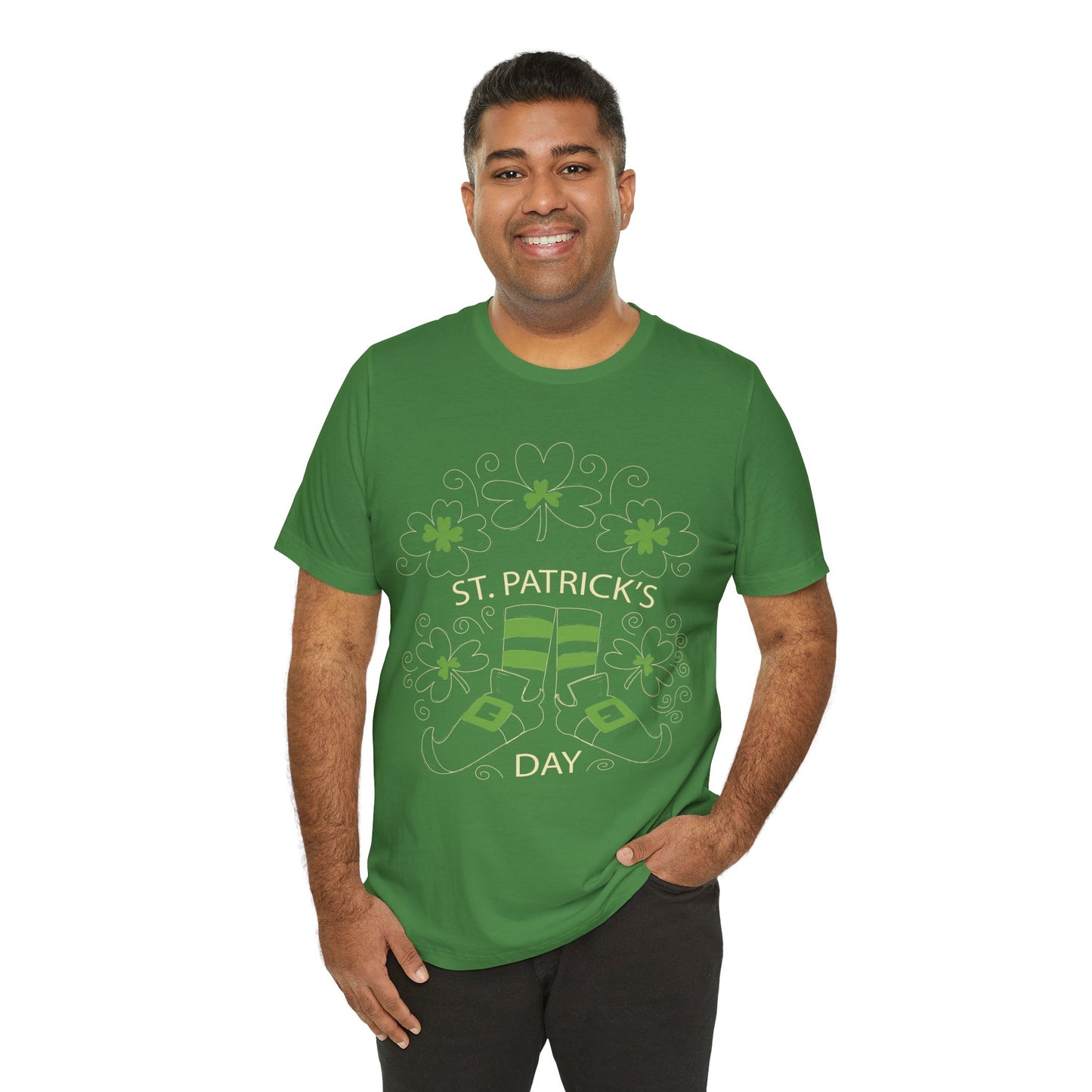 Unisex Cotton Tee Shirt with Lucky Prints