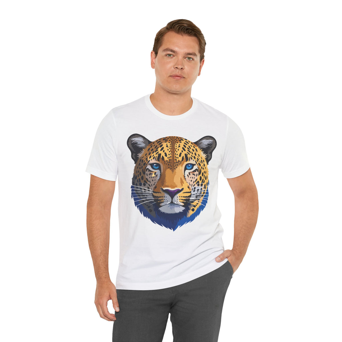 Wild Animals  Graphic Unisex Cotton Bella+Canvas Tee with Art Animal Design ab35