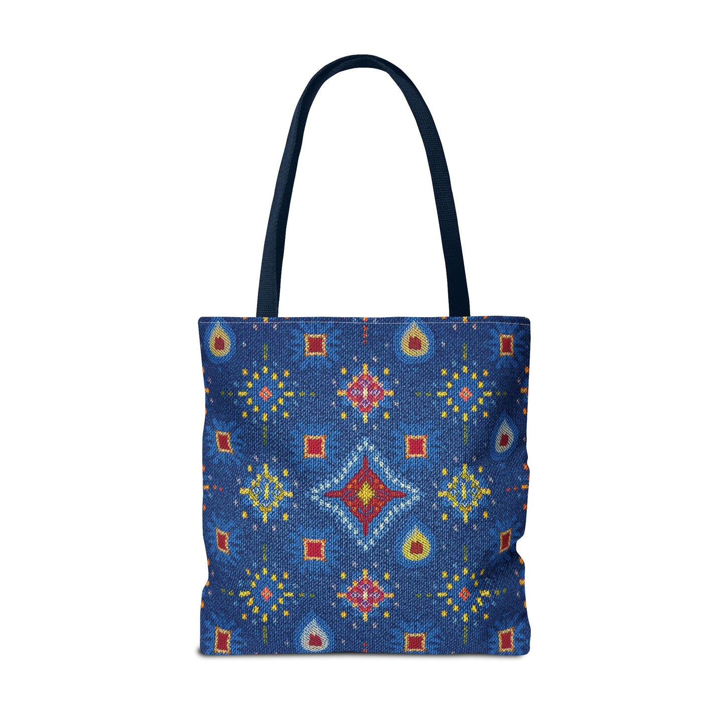Diwali Graphic Denim Fabric Imitation Print Unisex Canvas Bag Poly Spun 3 Sizes Tote Bag 205-15