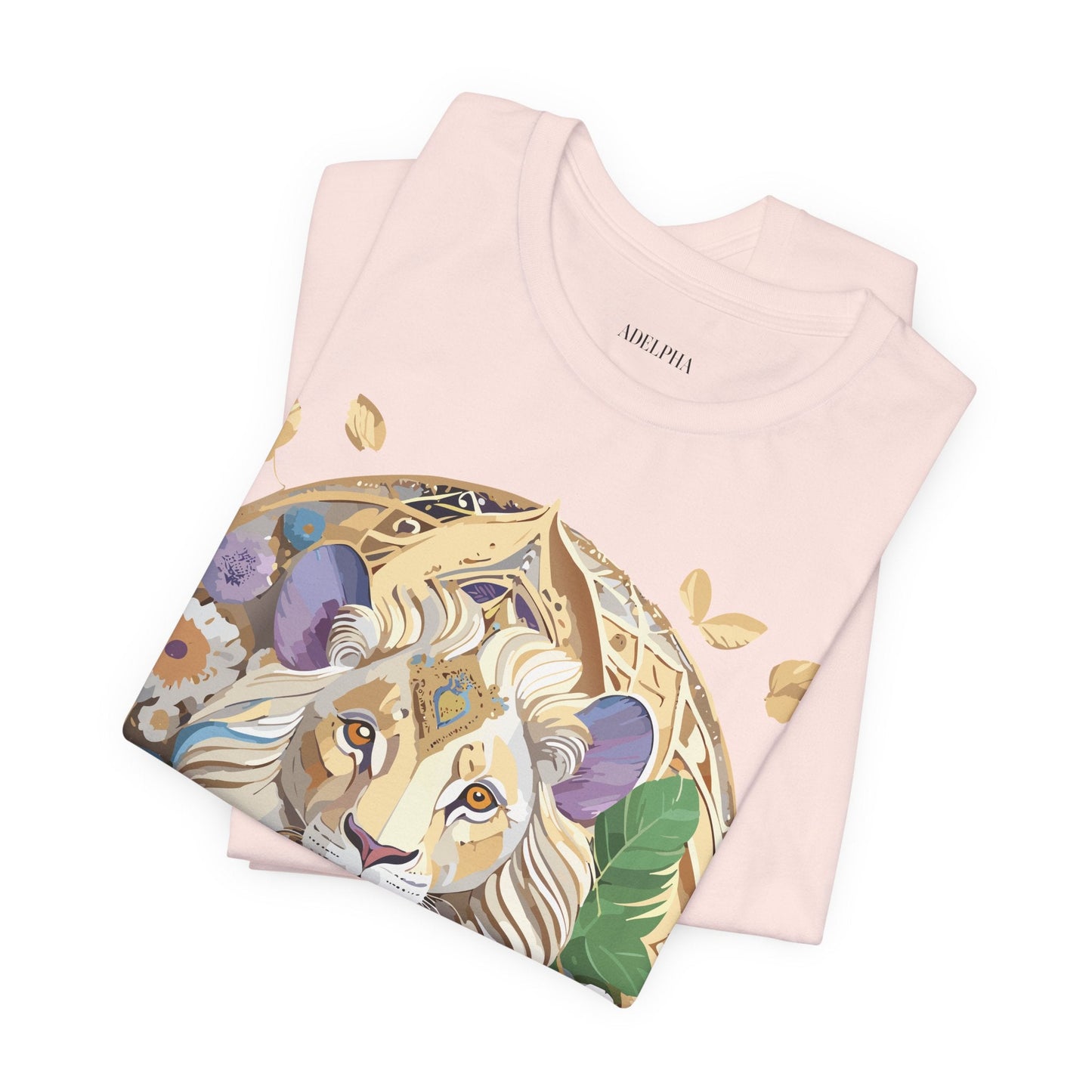 Adelpha Graphic Tee Unisex Medallion Shirt Vintage Inspired Art Design Short Sleeve