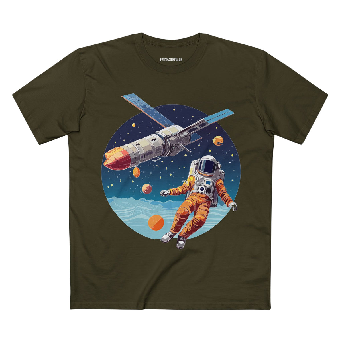 Cosmos Astronaut Graphic Tee Staple Unisex 100 Cotton Tee Shirt - CS-5