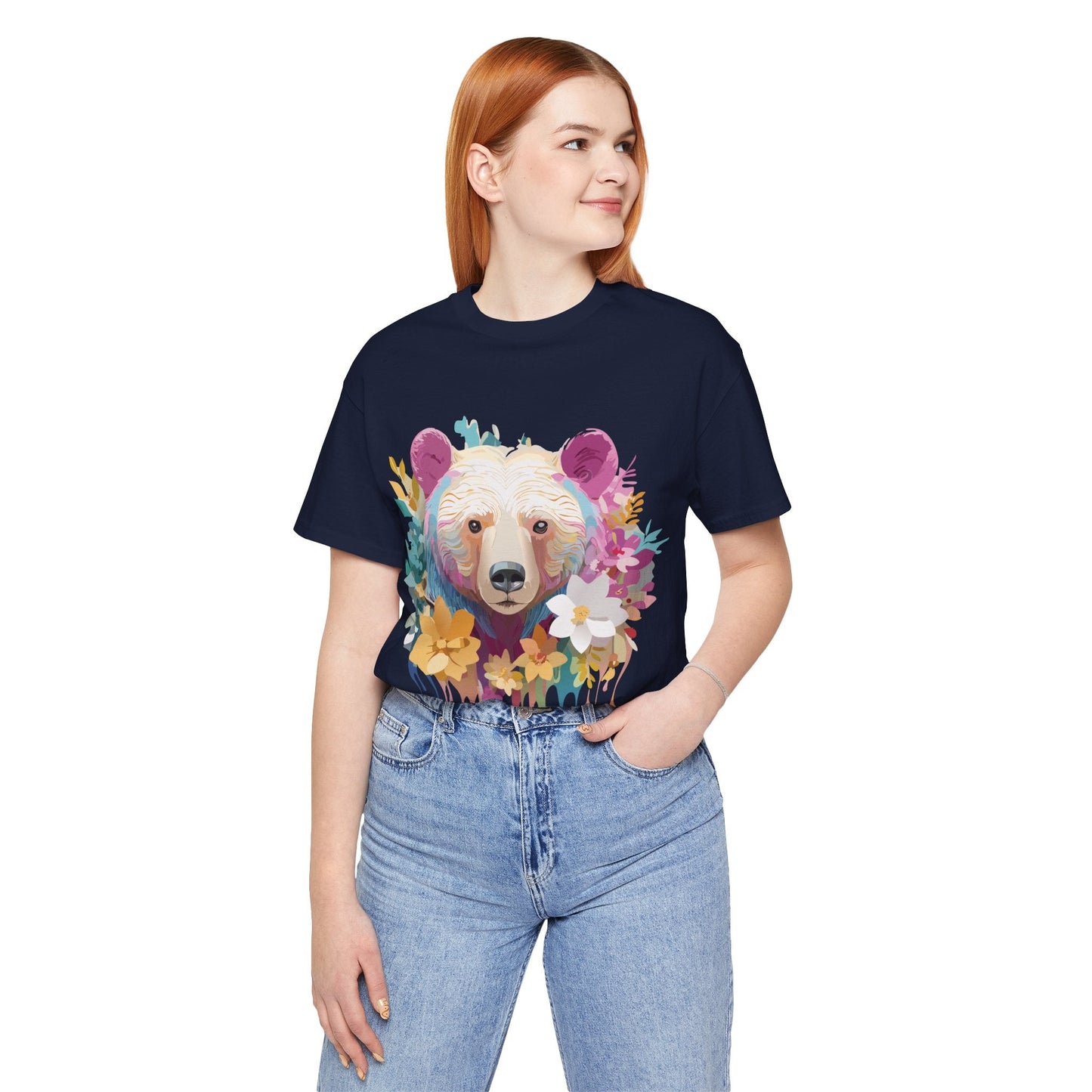 Bear Graphic Tee Unisex Vintage Inspired Artwork Adelpha Premium Collection