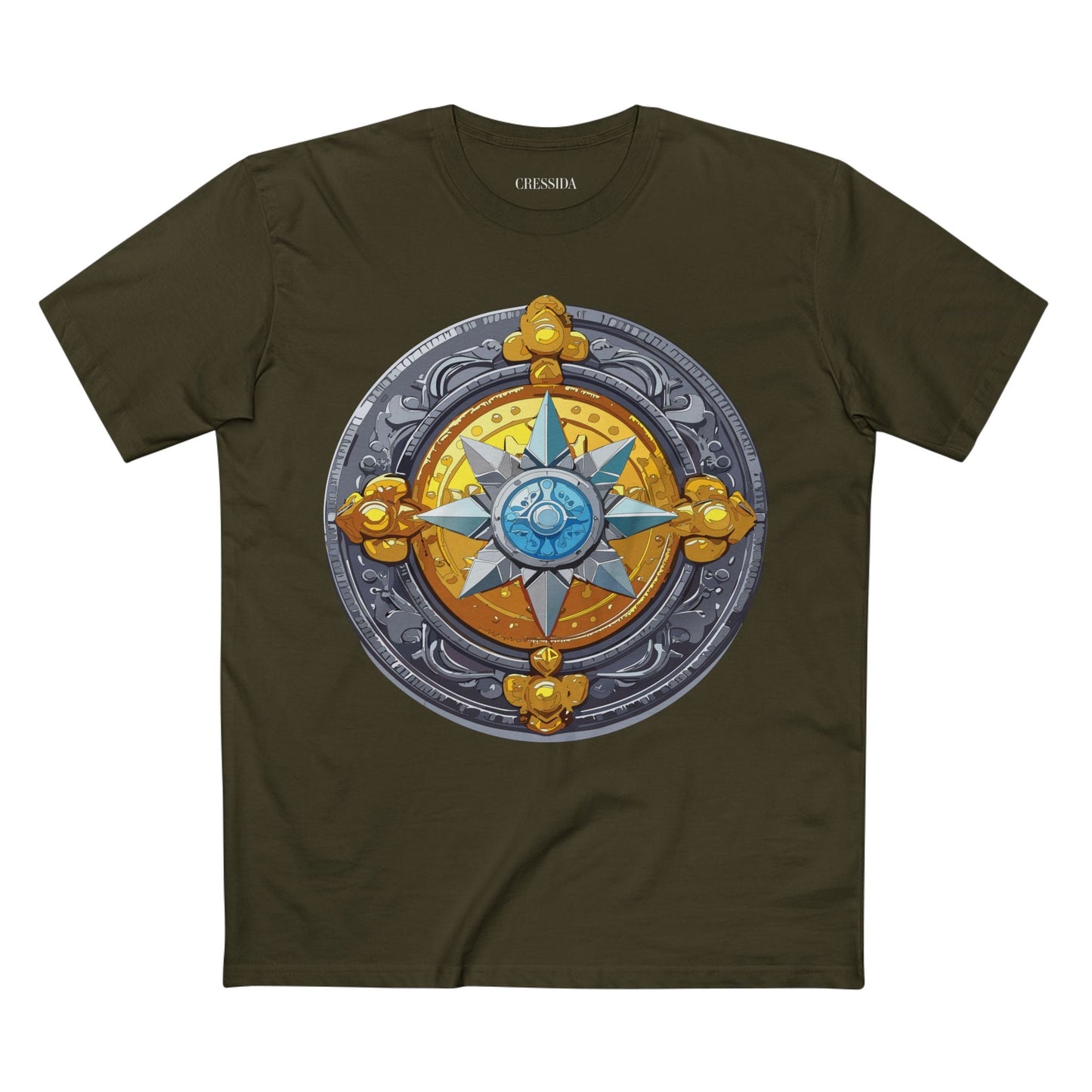 Antique Gold Coin Graphic Design T-Shirt Unisex 100 Cotton With Golden Print Artwork Tee 1