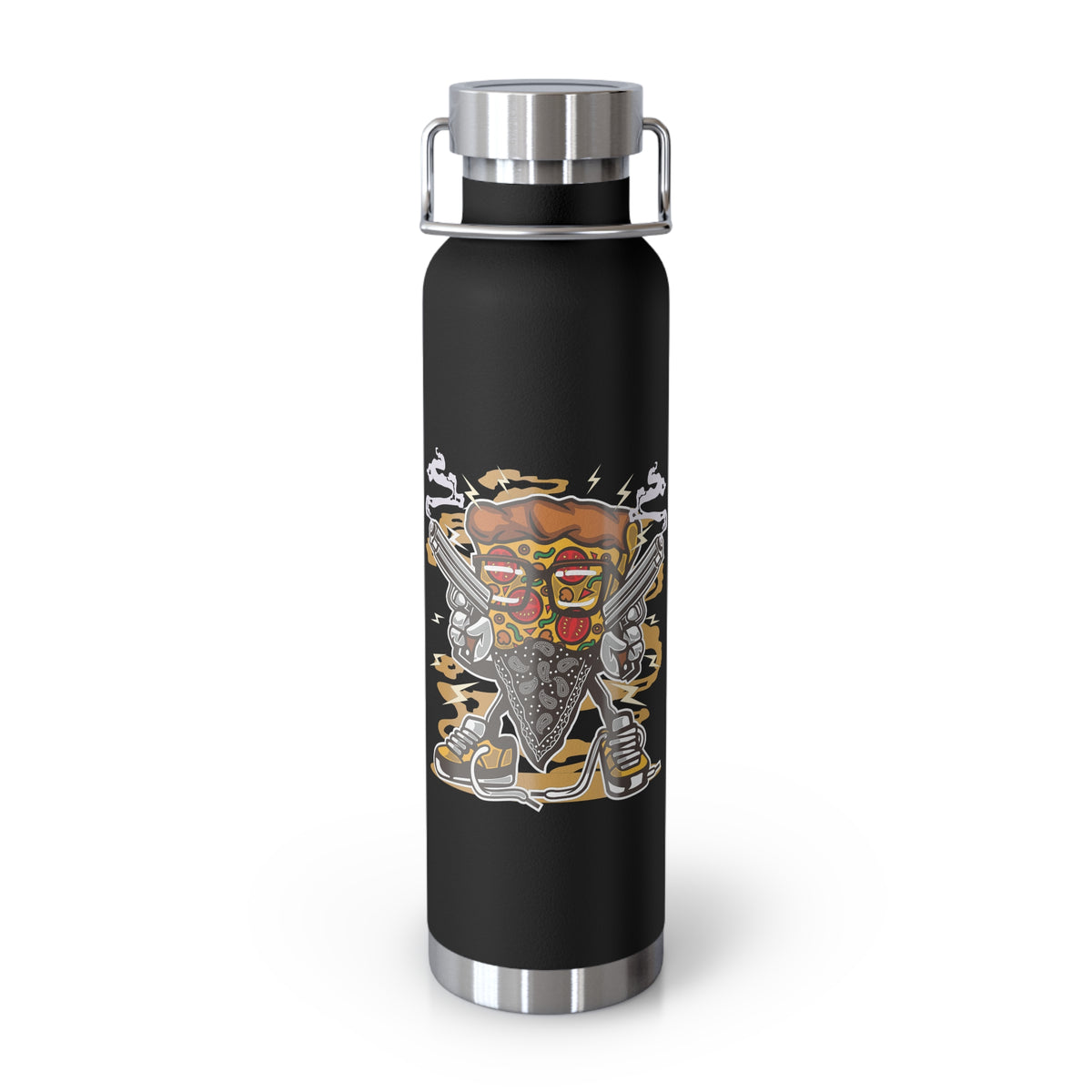 22oz Copper Insulated Water Bottle with Cartoon Design - CV105