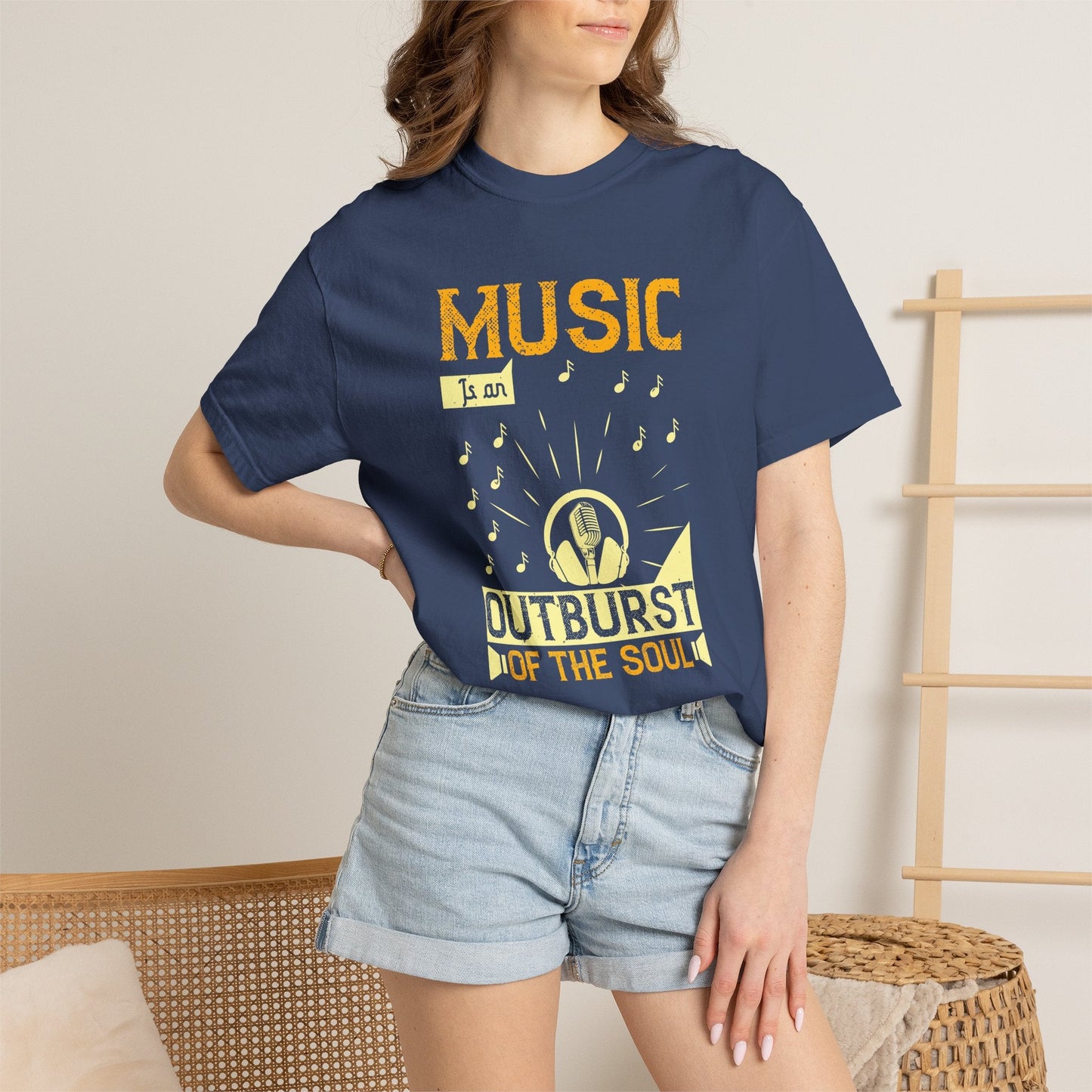 Music Graphic Design Unisex Cotton T-shirt m27