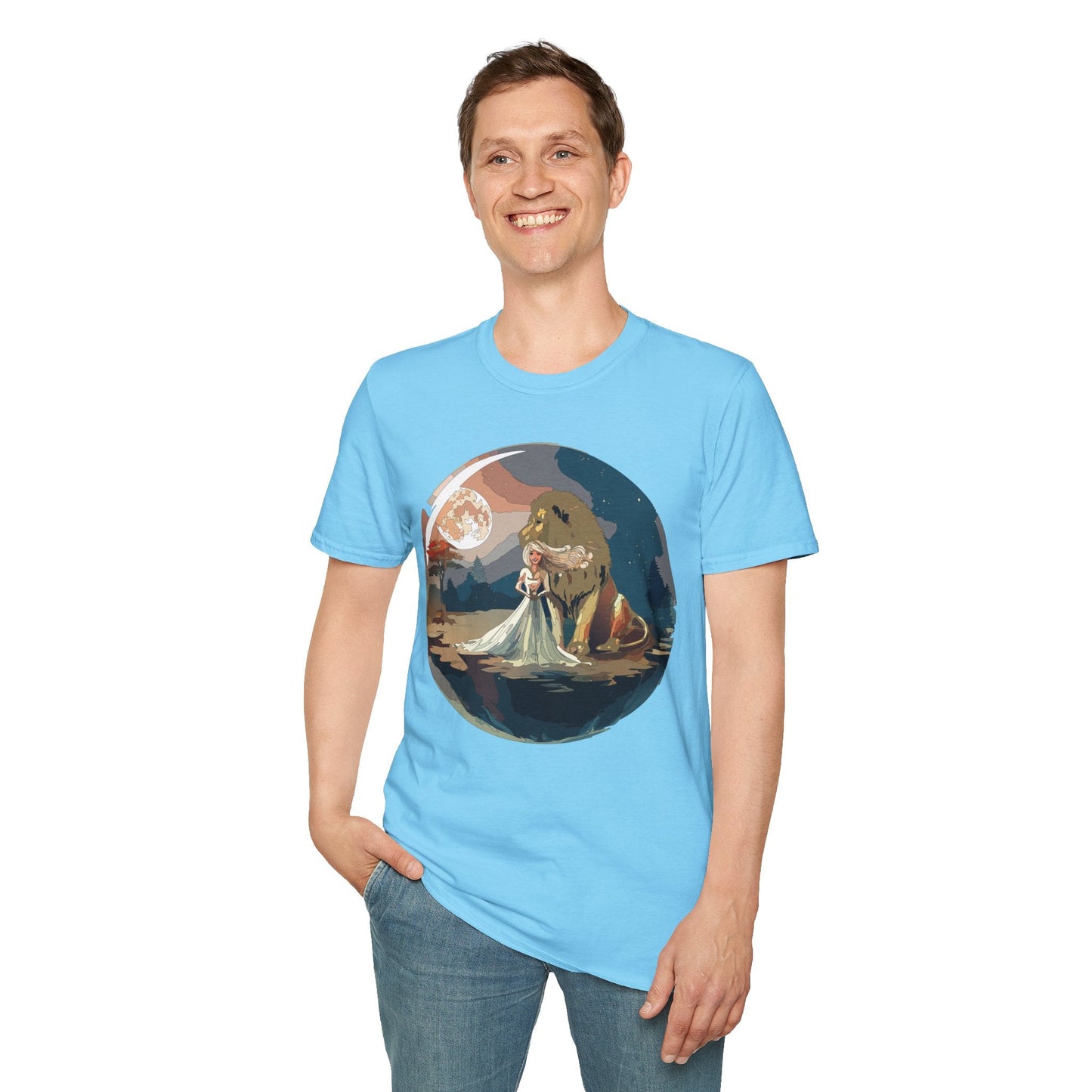 Womens Graphic T Shirt Art Design Unisex Softstyle 64000 Gildan Short Sleeve Tee