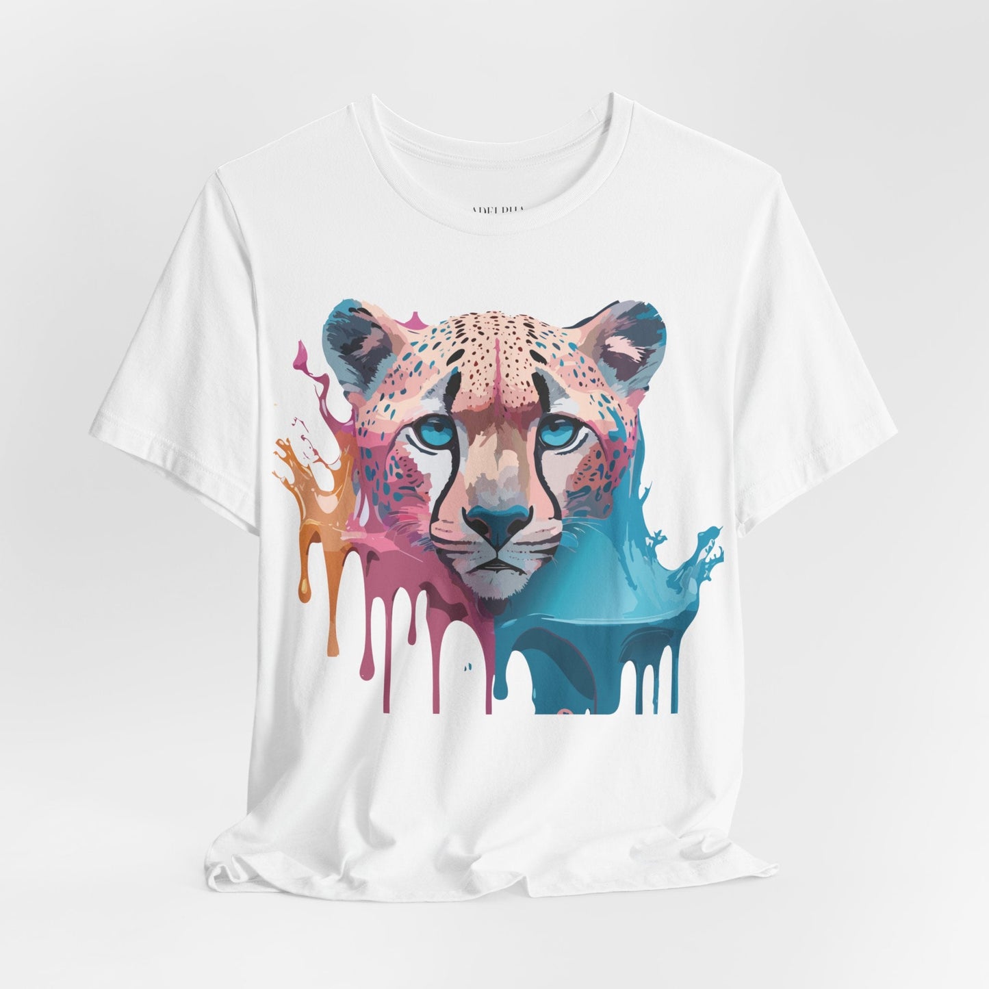 Cheetah Graphic Tee Unisex Jersey Short Sleeve Vintage Inspired Artwork Adelpha