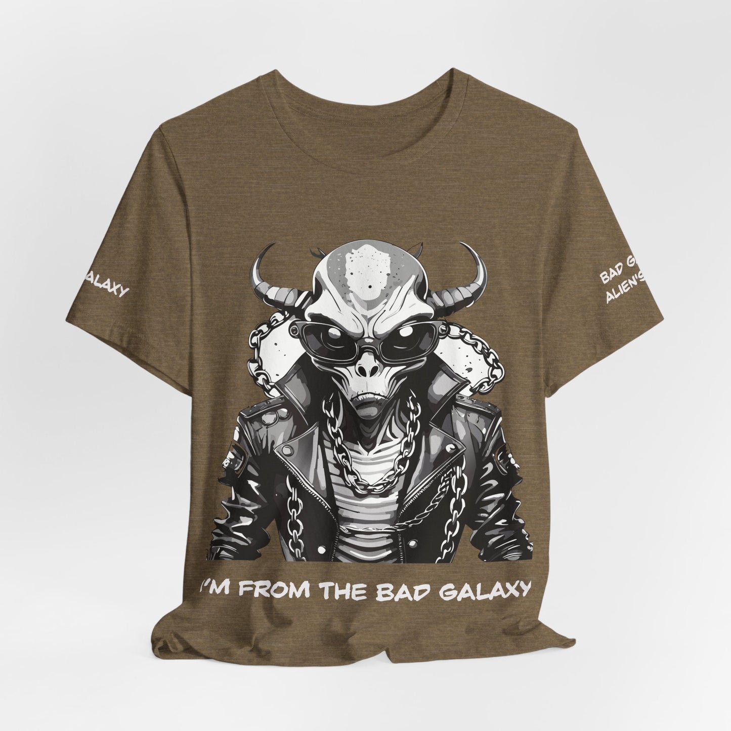 Alien Tee Shirt From Bad Galaxy 100 Cotton Made To Order With Eco Friendly Inks Free Shipping