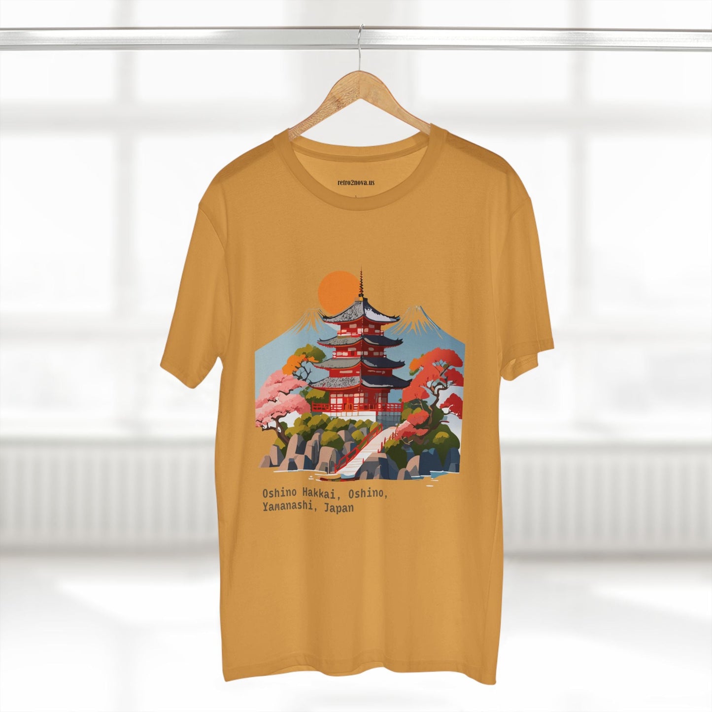 Retro2Nova Unisex Cotton Art Tee Travel Shirt Japan Shirt Style Discover Everyday Comfort