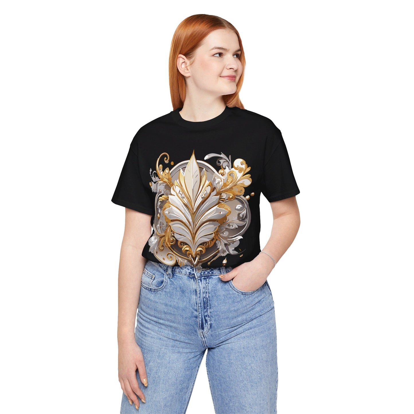 Jewelry Graphic Unisex 100 Cotton Vintage Treasure Art T-Shirt 11