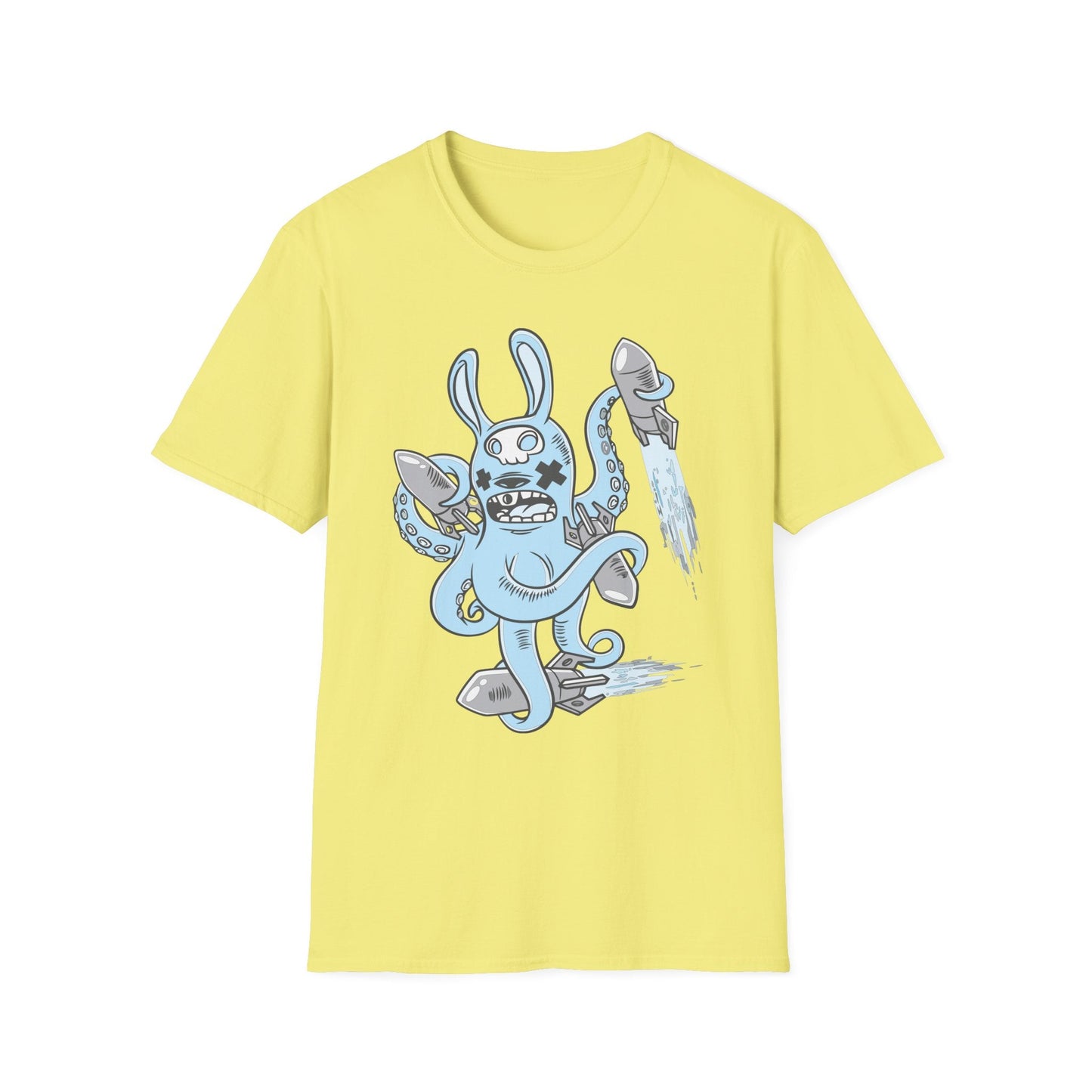 Cartoon T Shirt Unisex Animation Tee Funny Art Design Gildan Softstyle 64000 Premium Cotton