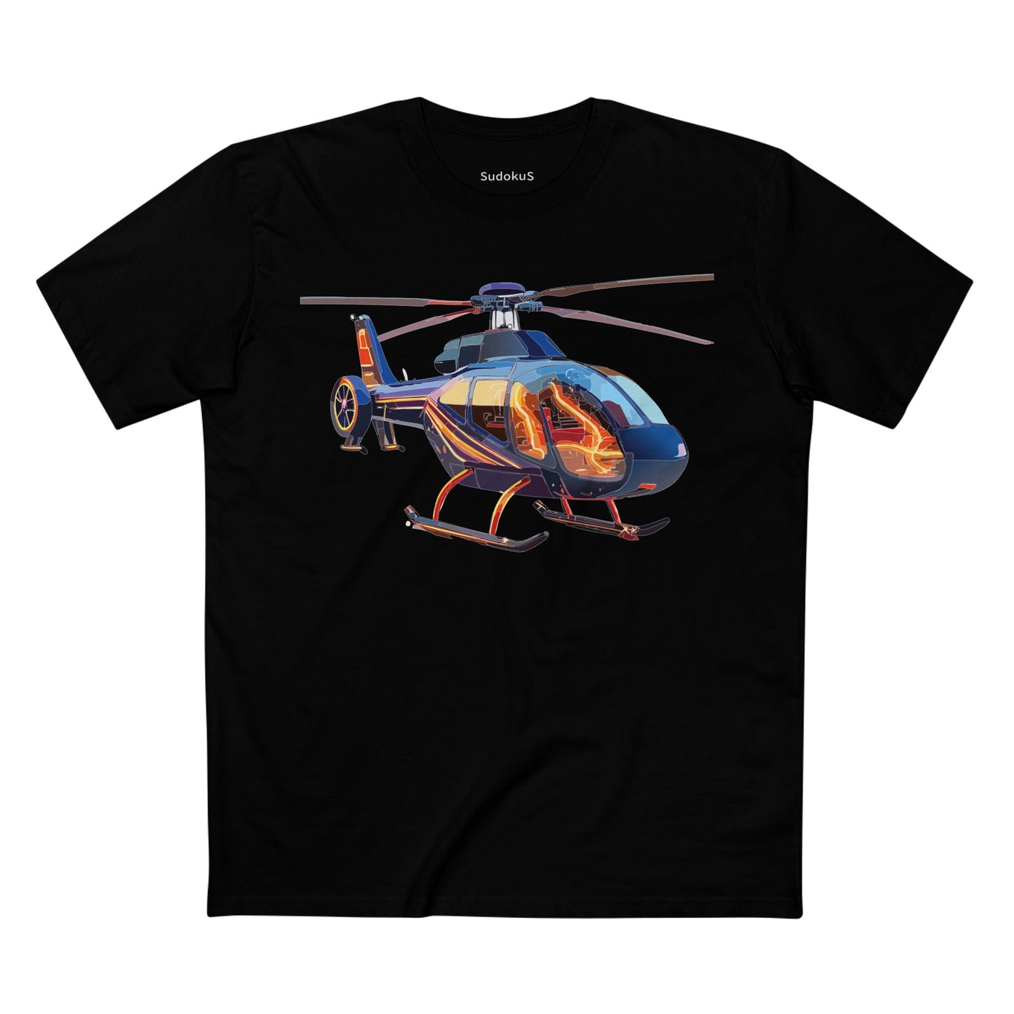 Chopper Graphic Unisex 100 Cotton Staple Tee 11