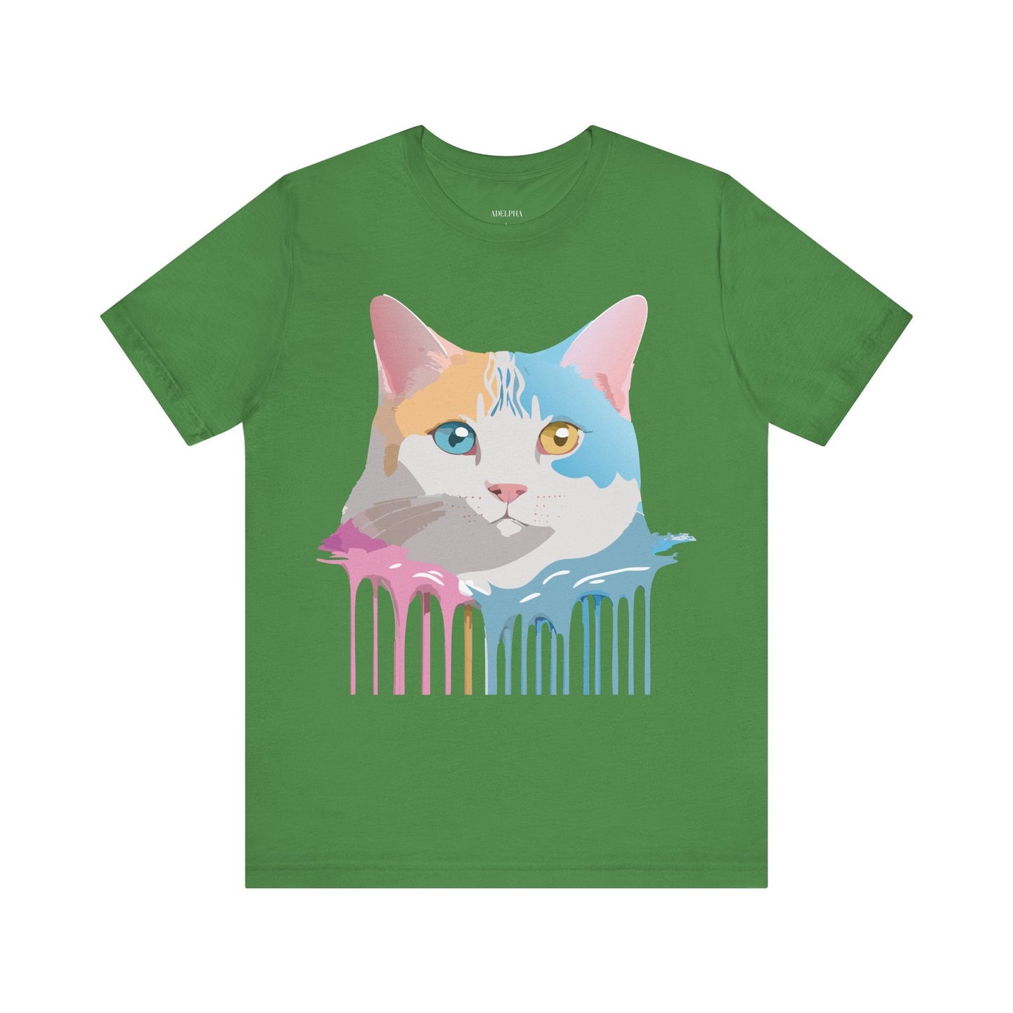 Unisex Cat Shirt Graphic Tee With Vintage Adelpha Art Design