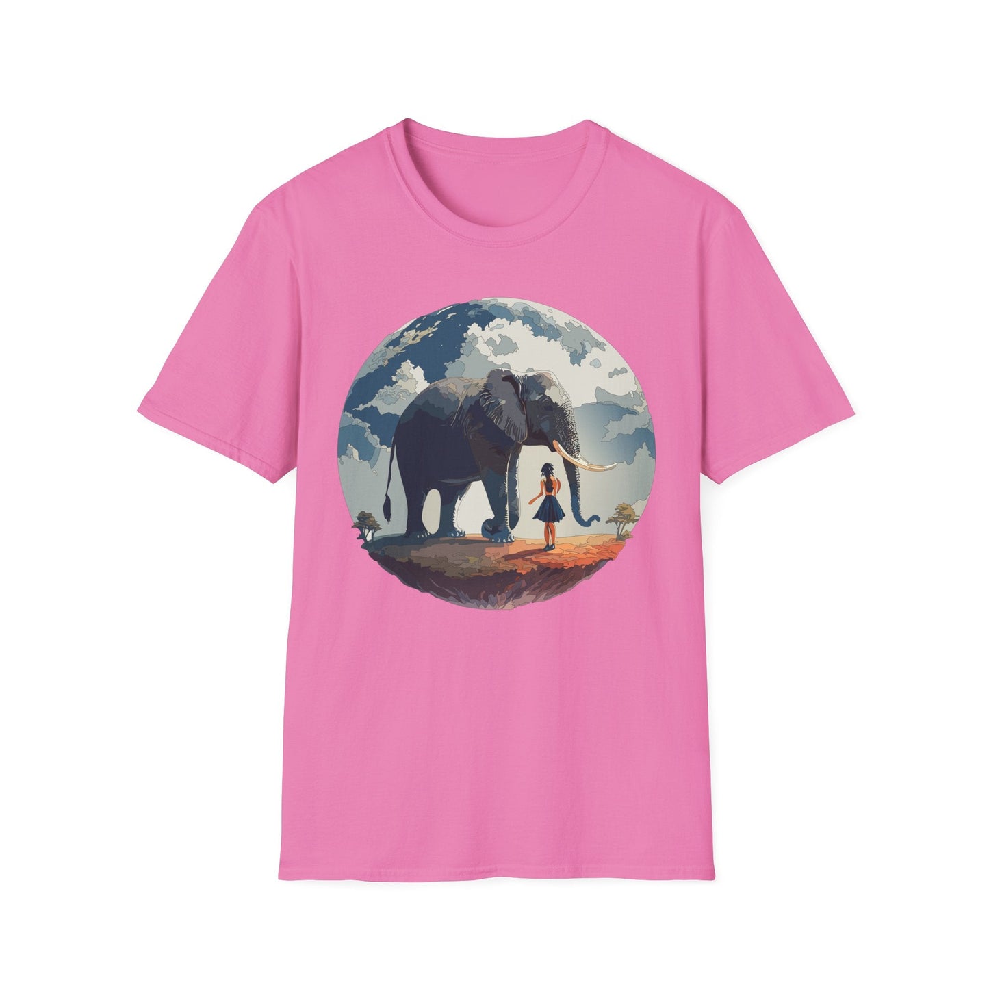 Womens Graphic T Shirt Art Design Tee Softstyle Gildan 64000 100 Percent Ring Spun Cotton
