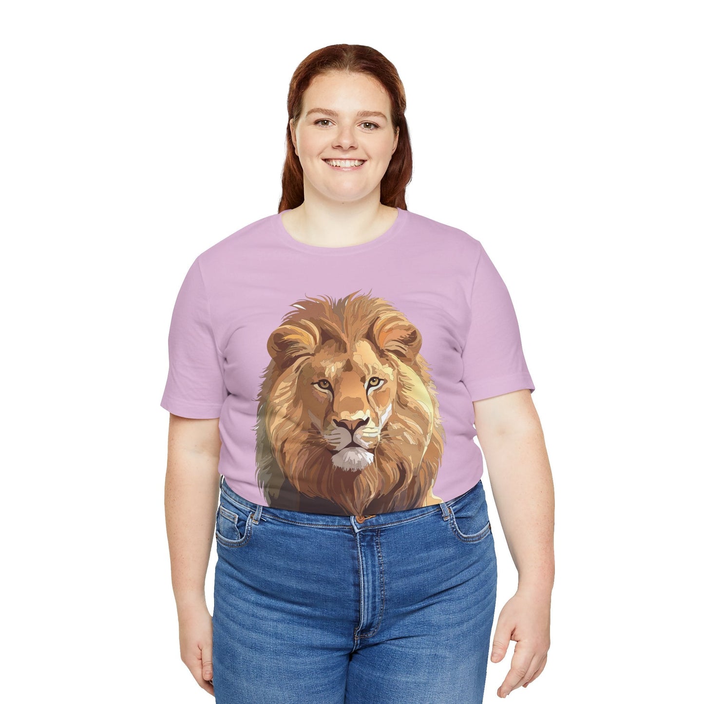 Unisex Animal Art Tee Shirt With Wild Animals Design Gildan 64000 Softstyle Cotton