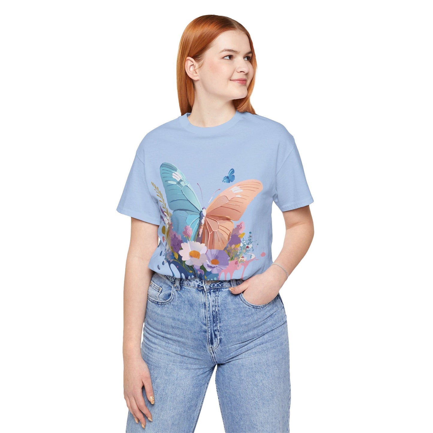 Butterfly Graphic Tee By Adelpha Unisex Vintage Inspired Art Shirt