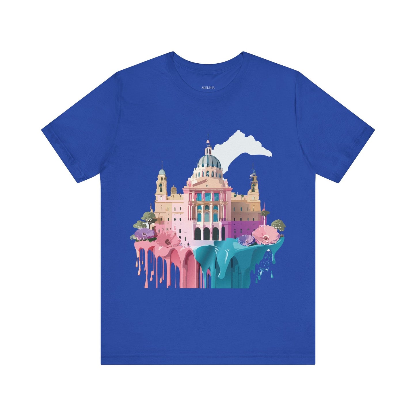 Adelpha Unisex Graphic Tee Madrid Tourist Shirt Vintage Inspired Art Design By Adelpha