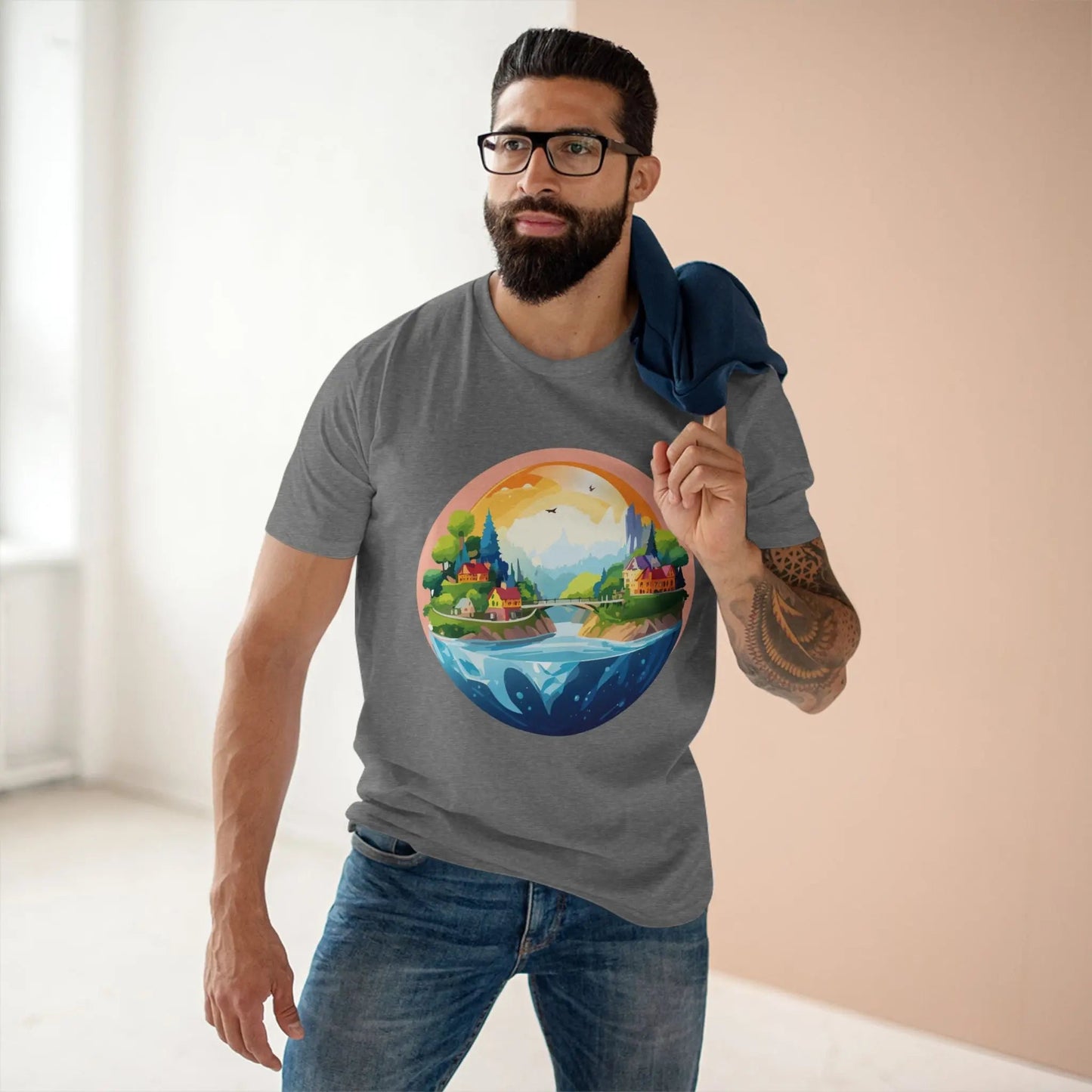 Fantasy Graphic Unisex 100 Cotton Staple Tee 4