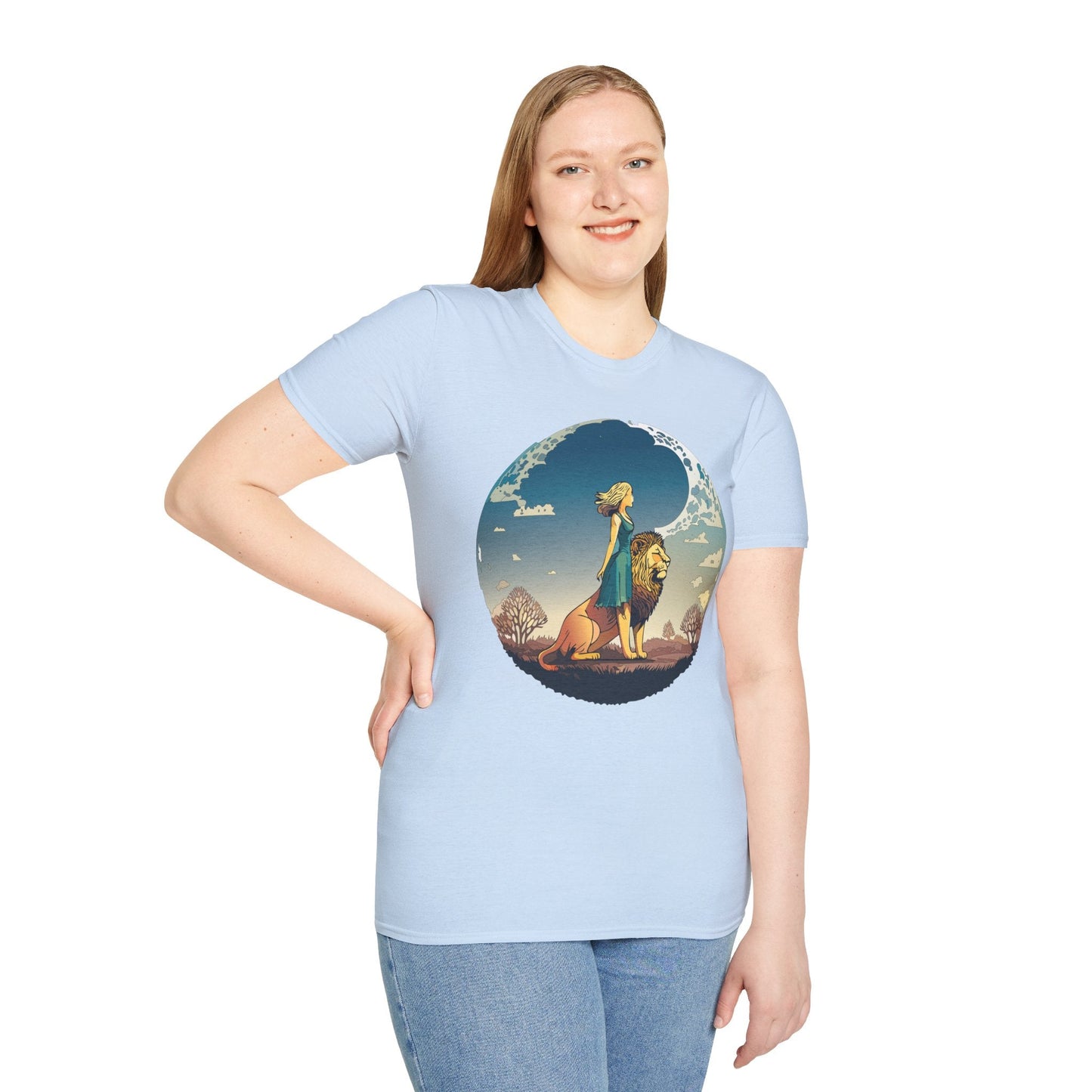 Womens Graphic T Shirt Art Design Tee Softstyle 64000 100 Percent Cotton Unisex Comfort