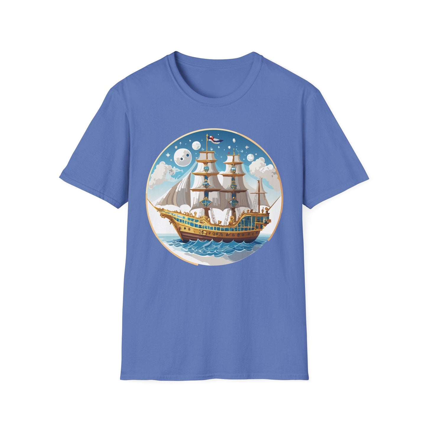 Ship T Shirts Frigate T Shirts Vessel Tee Shirt Unisex Softstyle 100 Percent Ring Spun Cotton Tee