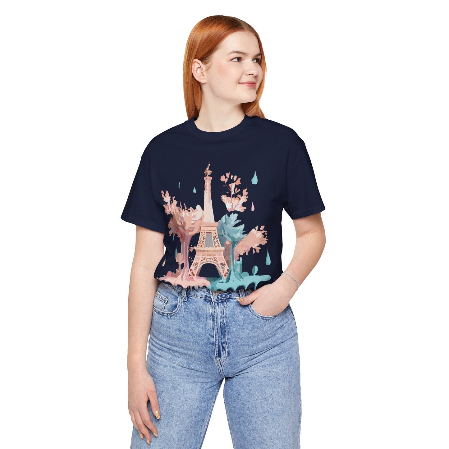 Unisex Paris Graphic Tee By Adelpha Vintage Inspired Tourist Shirt Short Sleeve Collection