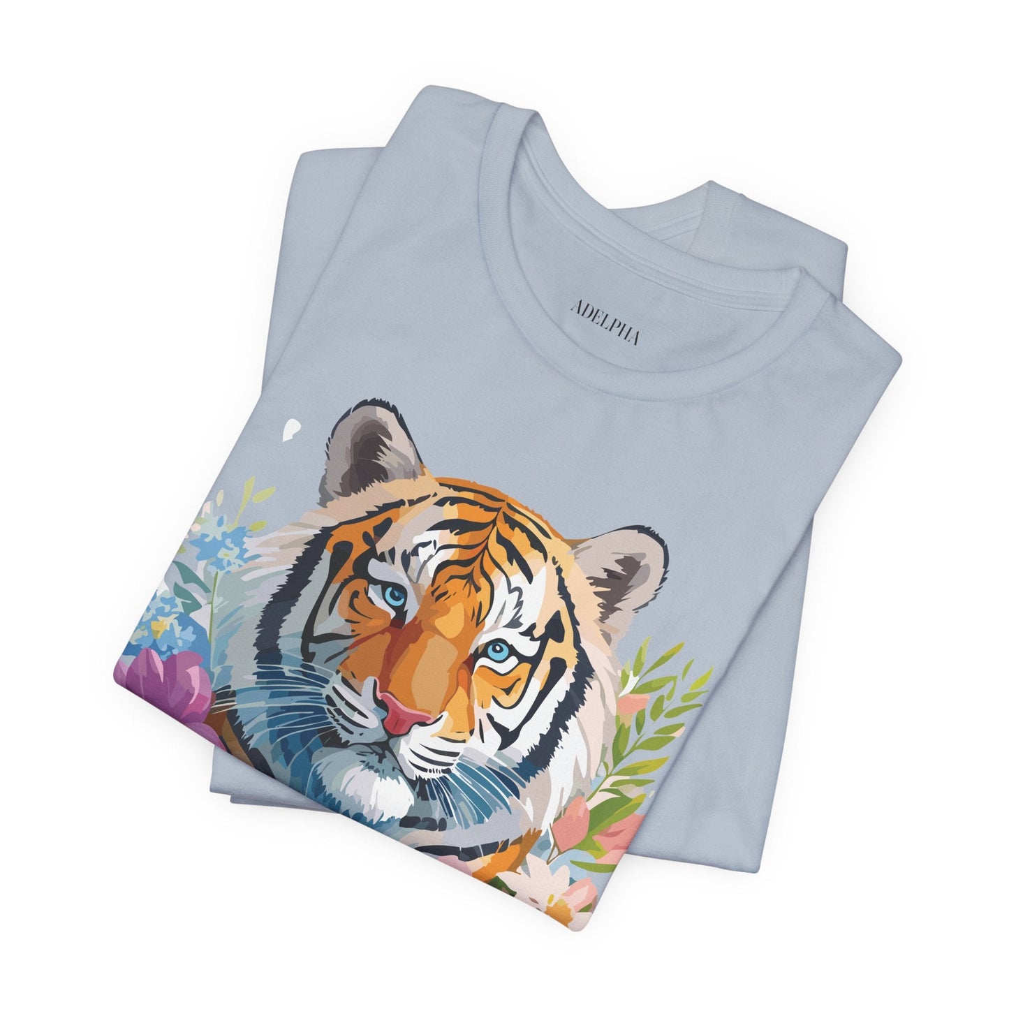 Tiger Graphic Tee Unisex Vintage Inspired Shirt By Adelpha Premium Short Sleeve Edition