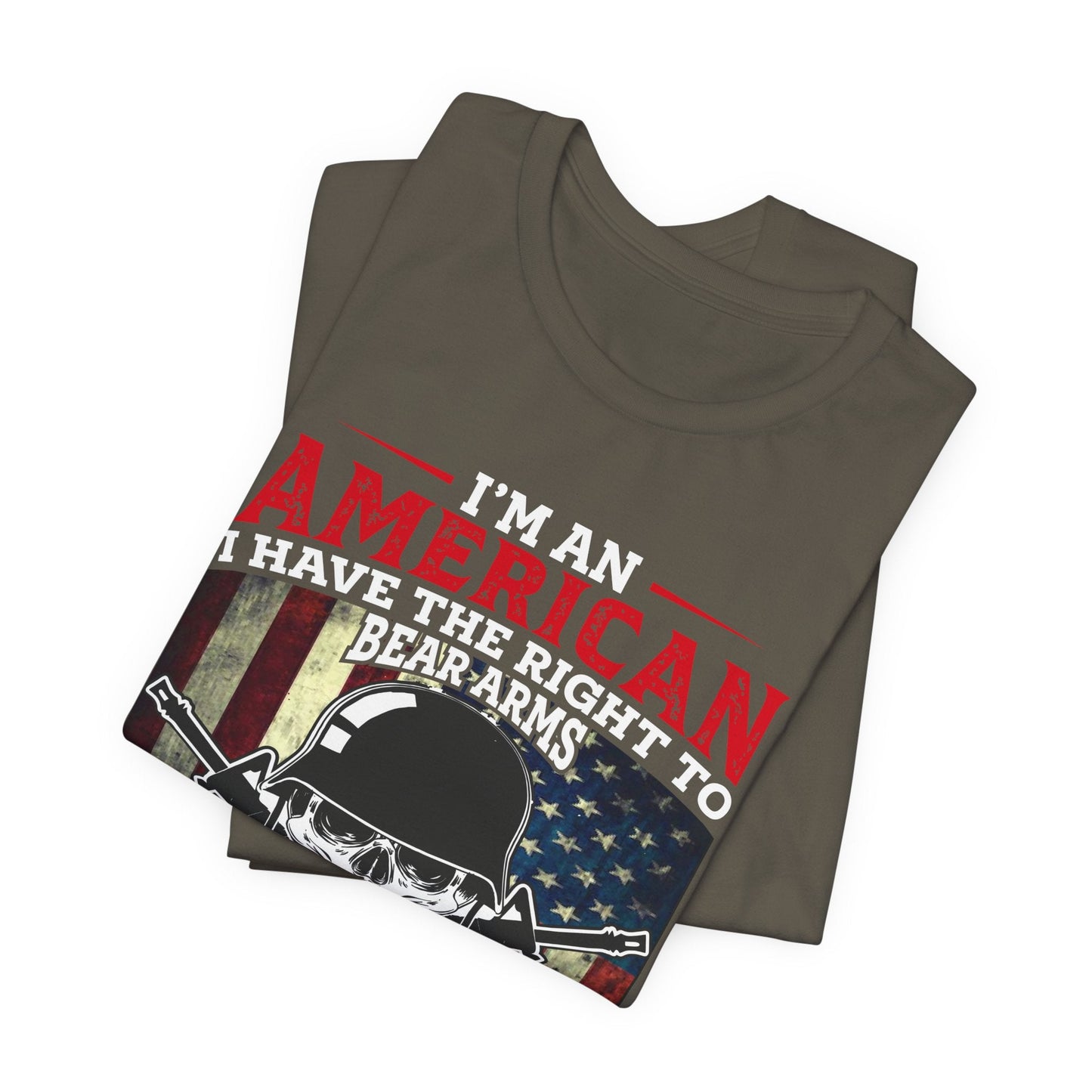 Army Veteran Patriotic Graphic Design Unisex Cotton T-Shirt v29