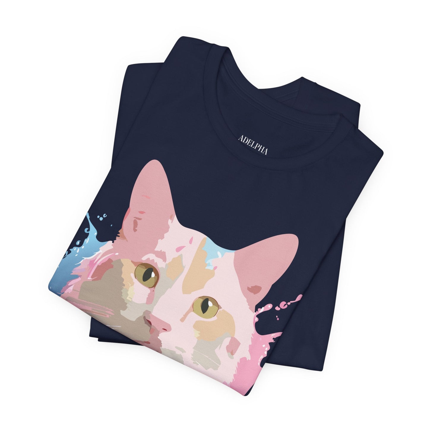Cat Graphic Tee Unisex Shirt With Vintage Artwork From Adelpha